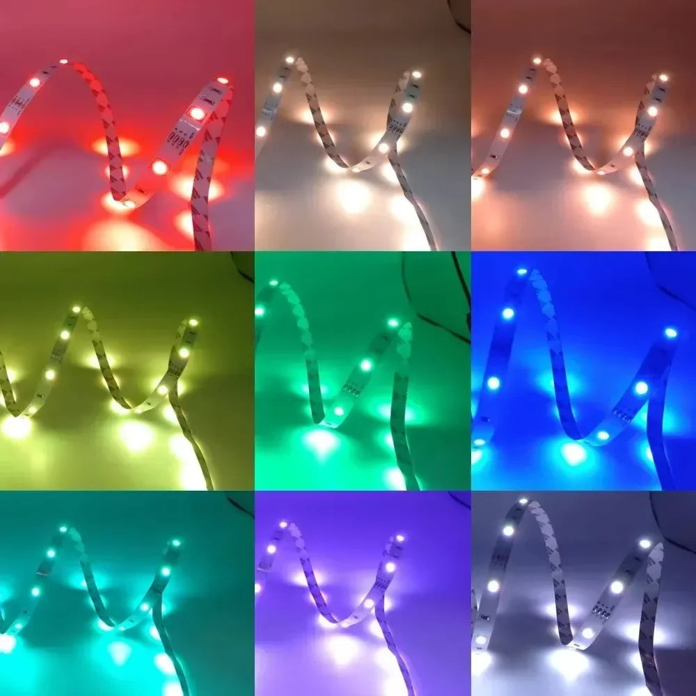 RGB USB 5050 LED Strip Light with Multi-Control Options