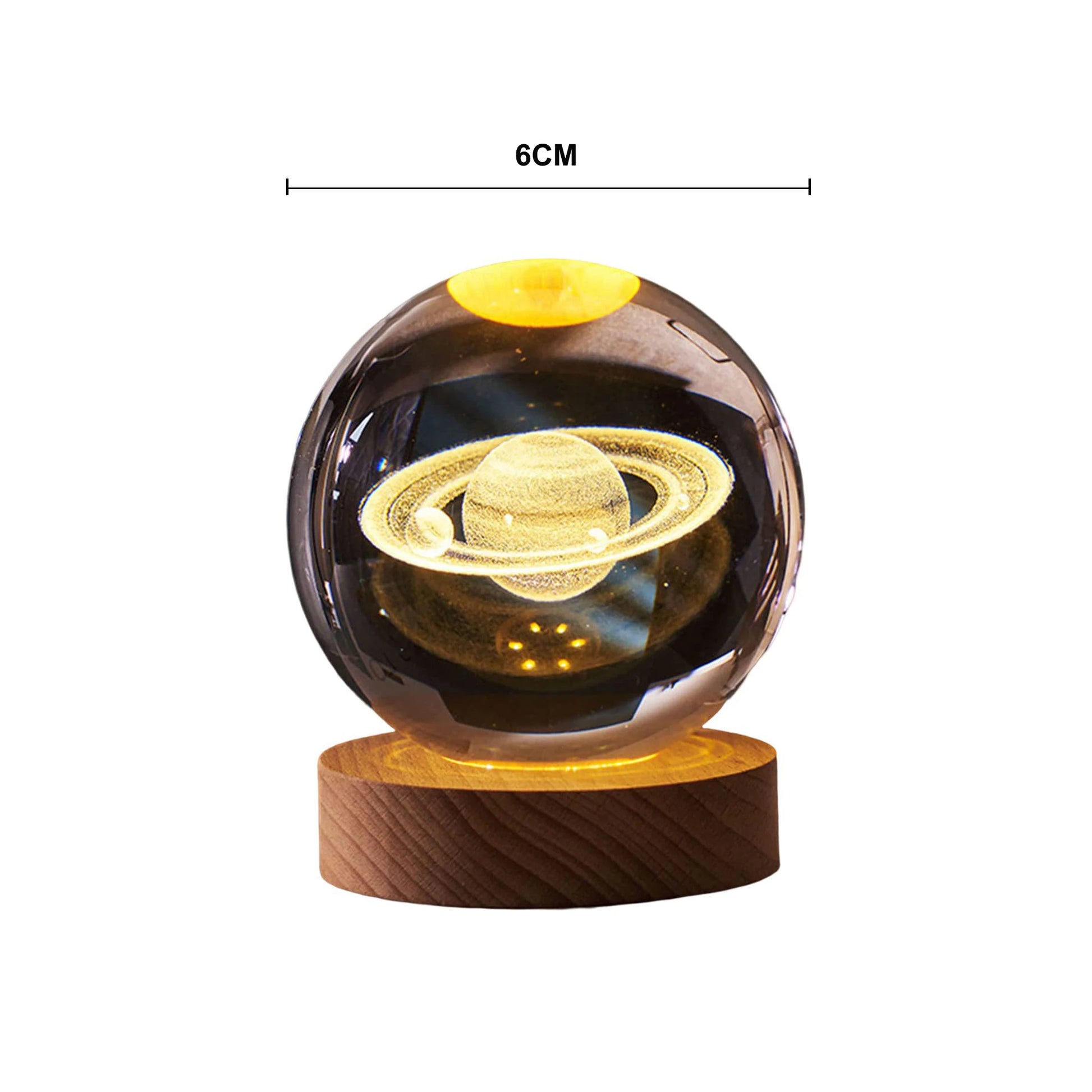 RGB LED Galaxy Crystal Ball Night Light.