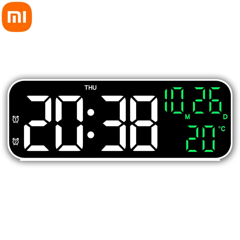 LED Digital Alarm Clock with Temperature & Date Display